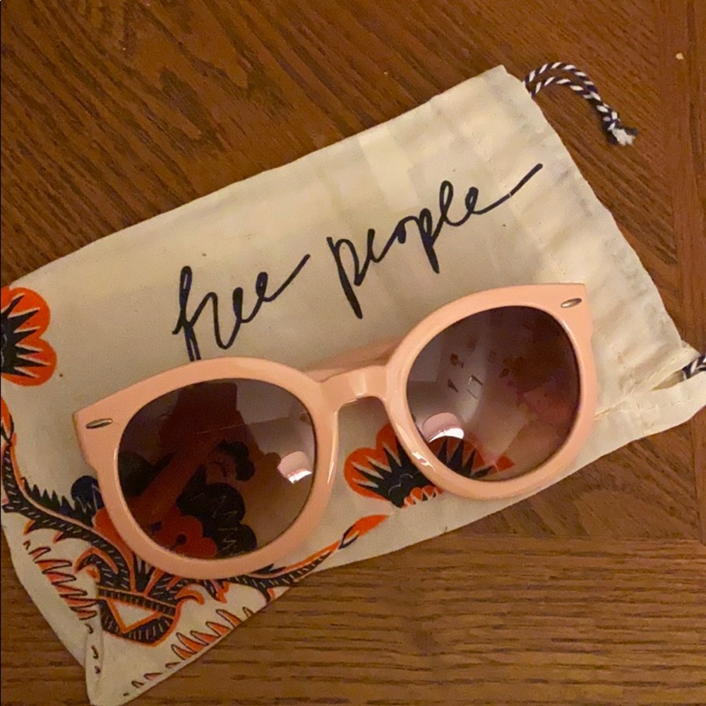 Free People Pink Sunglasses